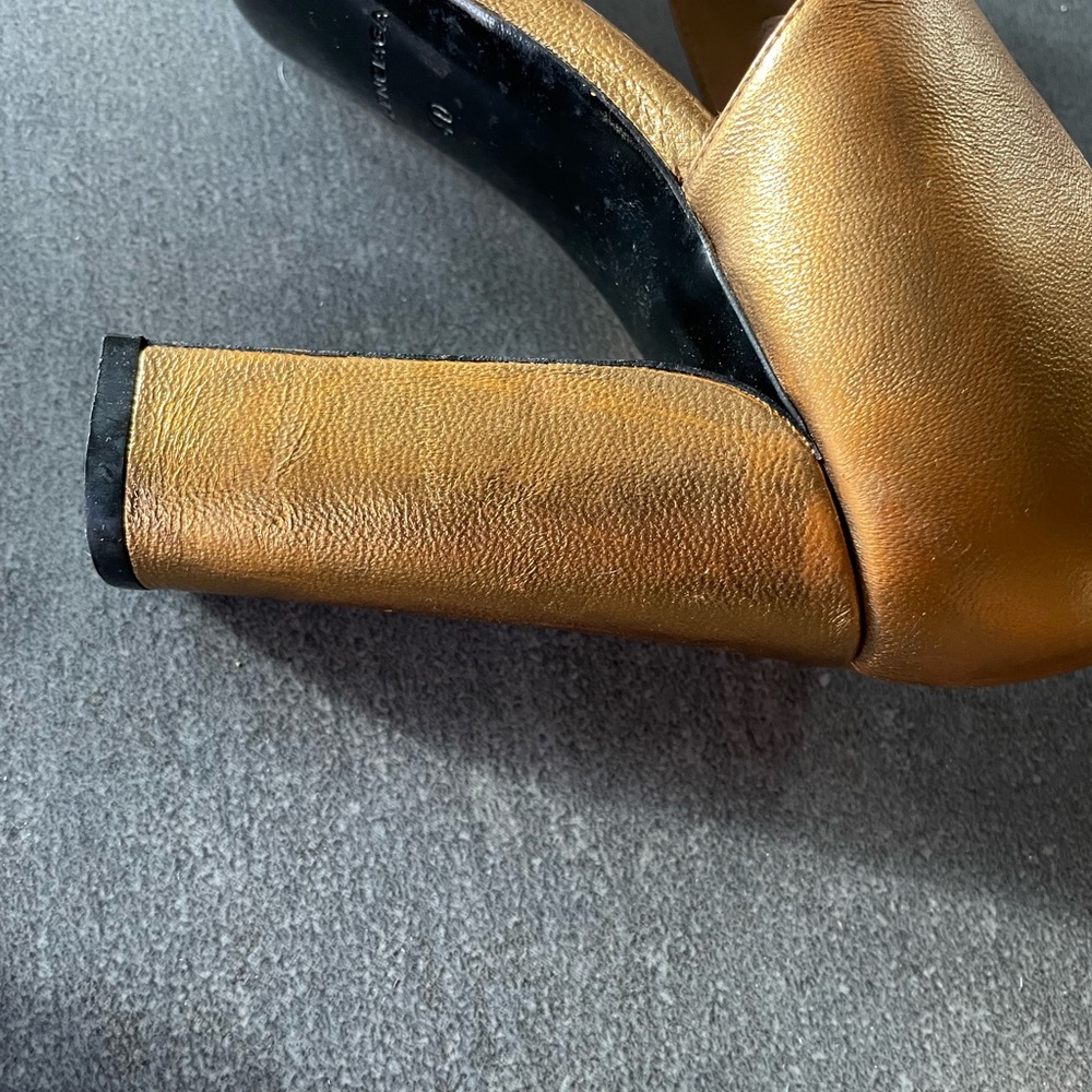Balenciaga gold High heel Sandal in size 40 - Picture 9 of 10